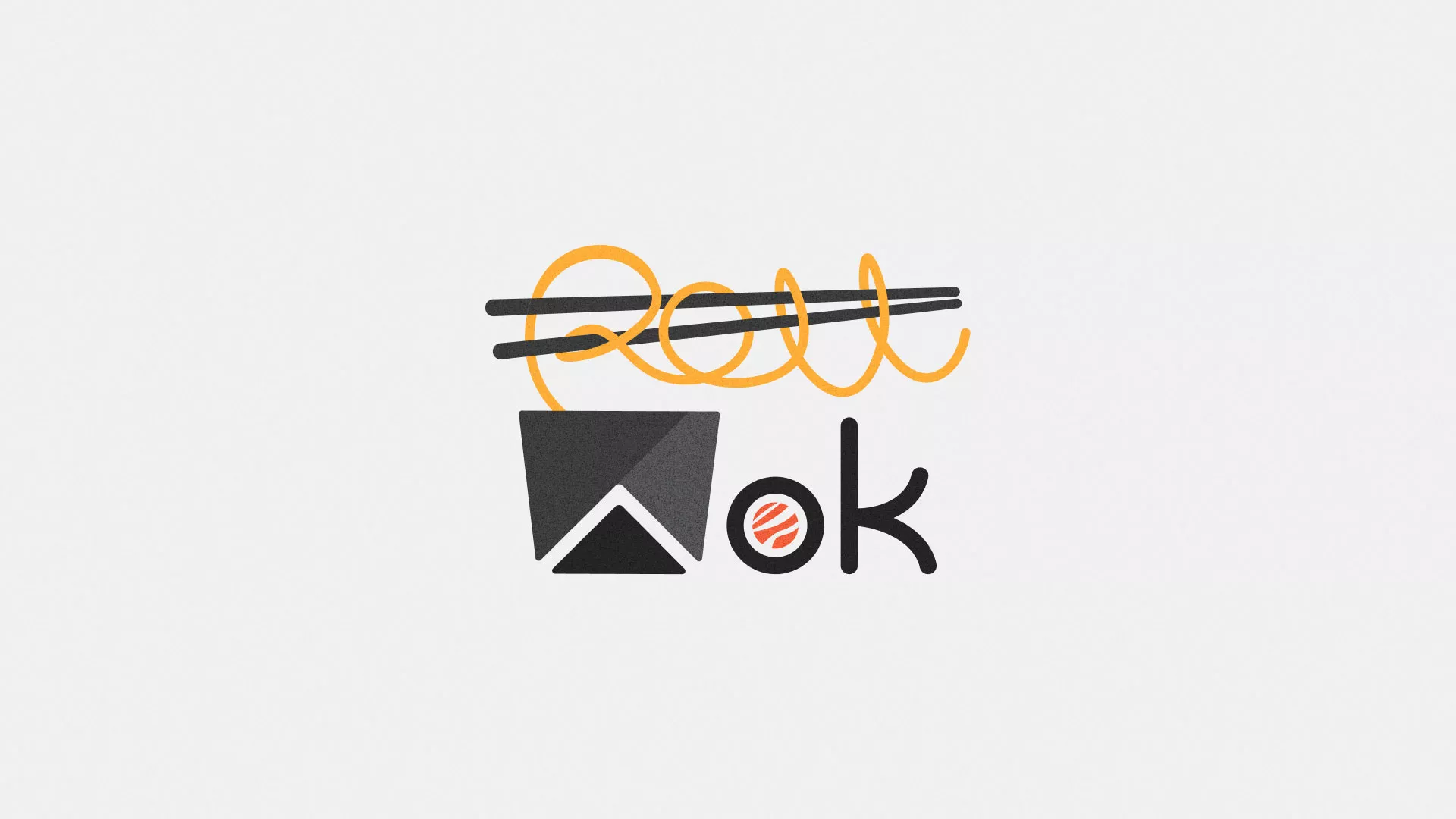 Разработка логотипа в Змеиногорске для суши-бара «Roll Wok Club» Разработка логотипа в Змеиногорске для суши-бара «Roll Wok Club»